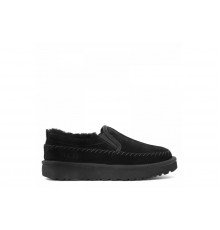 UGG Stitch Slip On Black