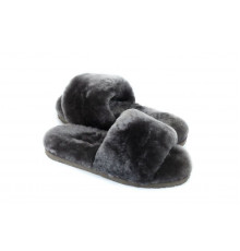 UGG Fluff Slide Slippers Grey