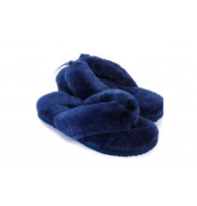UGG Fluff Flip Flop II Navy Blue