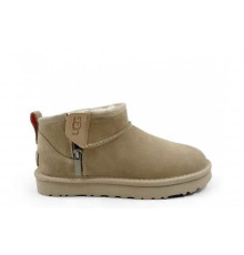 UGG Classic Ultra Mini Zip Boot Sand