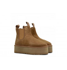 UGG Neumel Platform Chelsea Chestnut
