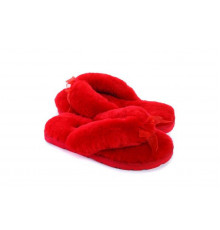 UGG Fluff Flip Flop II Red