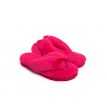 UGG Fluff Flip Flop II Rose Red