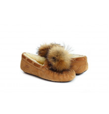 UGG Dakota Pom Pom Chestnut