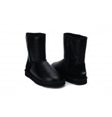 UGG Classic Short Metallic Black
