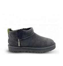 UGG Classic Ultra Mini Zip Boot Grey