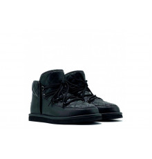 UGG Lodge Mini Leather Black