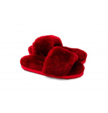UGG Fluff Slide Slippers Bordo