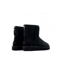 UGG Classic Mini Zip II Black (без камней)