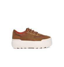 UGG Marin Mega Lace Chestnut White