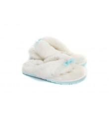 UGG Fluff Flip Flop II White