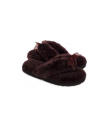 UGG Fluff Flip Flop II Chocolate