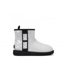UGG Classic Clear Mini White Black