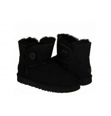 UGG Mini Bailey Button II Black